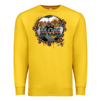 Lemon soccer mom with serape and leopard Premium Sweatshirt - Artiststas
