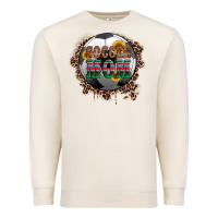 Sandshell soccer mom with serape and leopard Premium Sweatshirt - Artiststas