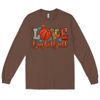 Chestnut love basketball Long Sleeve Tee - Zillion Design Studio