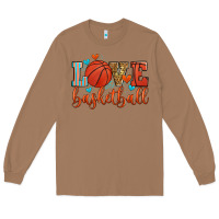 Toasted Coconut love basketball Long Sleeve Tee - Zillion Design Studio