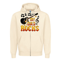 Sandshell my dad rocks Zipper Hoodie - HRA Design Shop