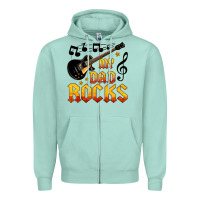 Seafoam my dad rocks Zipper Hoodie - HRA Design Shop