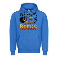 True Royal my dad rocks Zipper Hoodie - HRA Design Shop