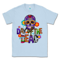 Dusty Blue day of the dead mexico Classic Tee - CTS Tumbler Store