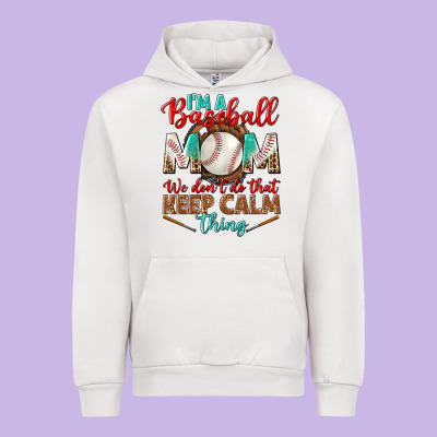 I'm A Baseball Mom We Don't Do That Urban Hoodie Designed By Bundleandbundleshop