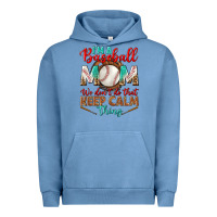 Pigment Pebble Blue I'm A Baseball Mom We Don't Do That Urban Hoodie - BundleAndBundleShop