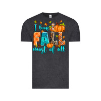 Vintage Black I love Fall most of all Vintage Tee - RanaPortraitStore