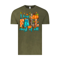Vintage Olive I love Fall most of all Vintage Tee - RanaPortraitStore