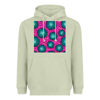 Floral Pink Leopard Seamless Pattern Heavyweight Hoodie | Teevron