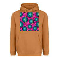 Meerkat floral pink leopard seamless pattern Heavyweight Hoodie - BundleAndBundleShop
