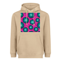 Mushroom floral pink leopard seamless pattern Heavyweight Hoodie - BundleAndBundleShop