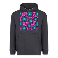 Smoke floral pink leopard seamless pattern Heavyweight Hoodie - BundleAndBundleShop