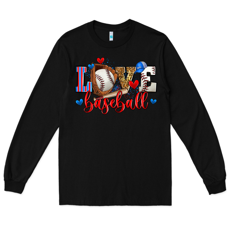 Love Baseball Long Sleeve Tee by Zillion Design Studio | Teevron