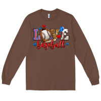 Chestnut love baseball Long Sleeve Tee - Zillion Design Studio