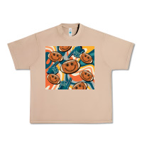 Burro football smiley face Urban Heavy Tee - BarkalooDesign