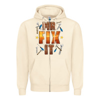 Sandshell mr fix it Zipper Hoodie - HRA Design Shop
