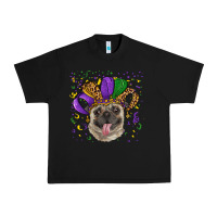 Black Mardi gras hat pug Urban Heavy Tee - RanaPortraitStore
