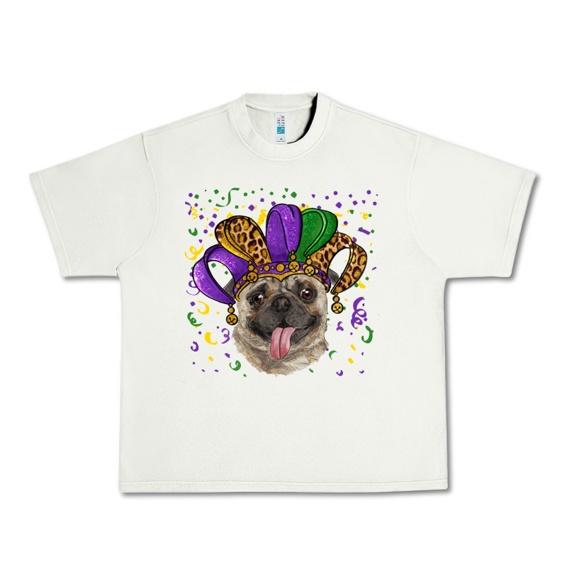 Mardi Gras Hat Pug Urban Heavy Tee by RanaPortraitStore | Teevron