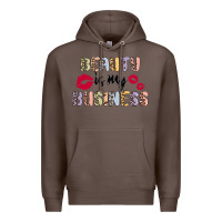 Coffee beauty is my business Premium Hoodie - MaliasSmallBusiness
