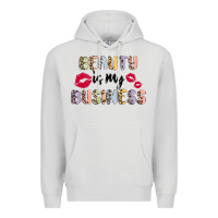 Dove Grey beauty is my business Premium Hoodie - MaliasSmallBusiness