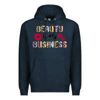 Navy beauty is my business Premium Hoodie - MaliasSmallBusiness