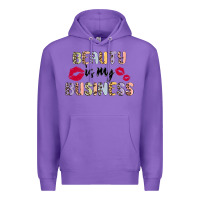 Purple beauty is my business Premium Hoodie - MaliasSmallBusiness