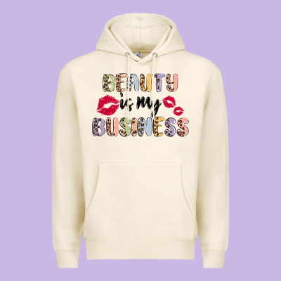 Beauty Is My Business Premium Hoodie Designed By Maliassmallbusiness