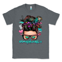 Charcoal Heather small business messy bun Classic Tee - Zillion Design Studio