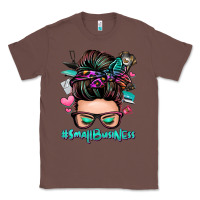Chestnut small business messy bun Classic Tee - Zillion Design Studio