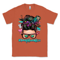 Copper small business messy bun Classic Tee - Zillion Design Studio