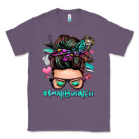 Lavender small business messy bun Classic Tee - Zillion Design Studio