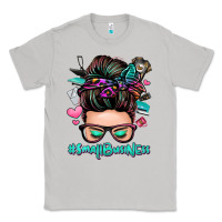 Moon Dust small business messy bun Classic Tee - Zillion Design Studio