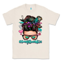 Natural small business messy bun Classic Tee - Zillion Design Studio