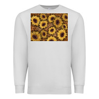 Dove Grey sunflower leopard background 3200x2400 Premium Sweatshirt - AdoDesignShop