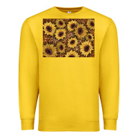 Lemon sunflower leopard background 3200x2400 Premium Sweatshirt - AdoDesignShop