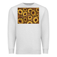 Oatmeal Heather sunflower leopard background 3200x2400 Premium Sweatshirt - AdoDesignShop