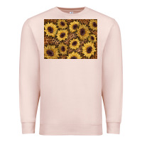 Pale Pink sunflower leopard background 3200x2400 Premium Sweatshirt - AdoDesignShop