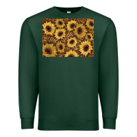 Sports Green sunflower leopard background 3200x2400 Premium Sweatshirt - AdoDesignShop