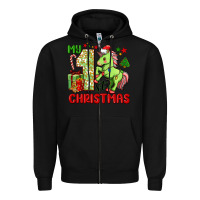 Black my first christmas unicorn Zipper Hoodie - FaDigitalArtStudio