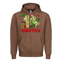 Chestnut my first christmas unicorn Zipper Hoodie - FaDigitalArtStudio