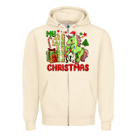 Sandshell my first christmas unicorn Zipper Hoodie - FaDigitalArtStudio