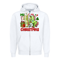 White my first christmas unicorn Zipper Hoodie - FaDigitalArtStudio
