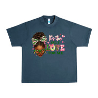 Midnight Navy sorority colors it's the self love for me afro wom Urban Heavy Tee - texasbilliewilder