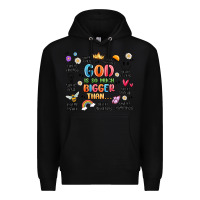 Black god is so much bigger than... Premium Hoodie - MaliasSmallBusiness