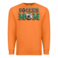 Carrot soccer mom with leopard ball and serape leopard Premium Sweatshirt - Artiststas