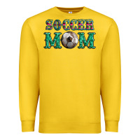 Lemon soccer mom with leopard ball and serape leopard Premium Sweatshirt - Artiststas