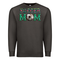 Smoke soccer mom with leopard ball and serape leopard Premium Sweatshirt - Artiststas