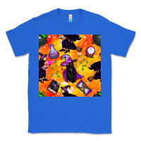 True Royal halloween cat and witch seamless pattern Classic Tee - BundleAndBundleShop