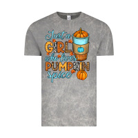 Cloud Rock Just a girl who loves pumpkin spice Vintage Tee - RanaPortraitStore