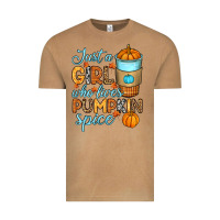 Vintage Camel Just a girl who loves pumpkin spice Vintage Tee - RanaPortraitStore